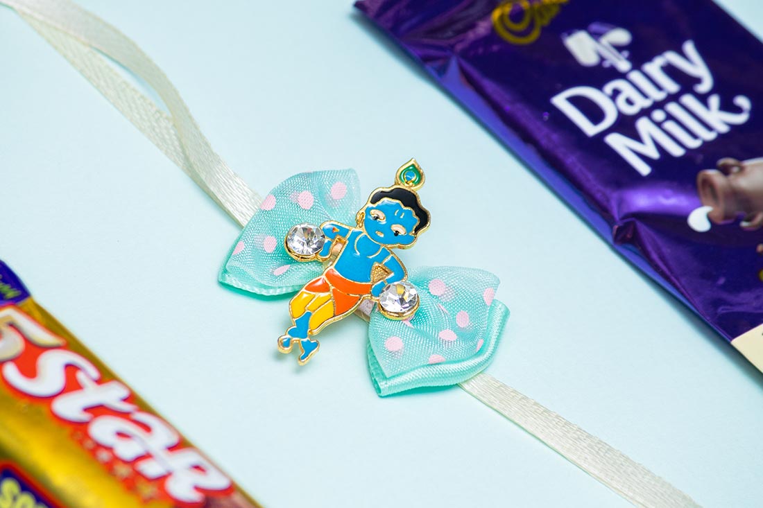 Baby Krishna Rakhi Gift Combo