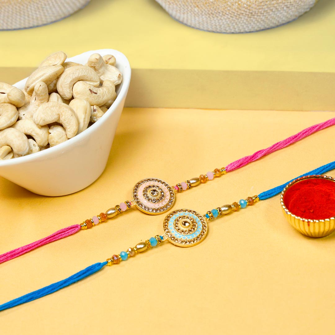 Beautiful Quirky Rakhi Sets With Assorted Dry Fruits