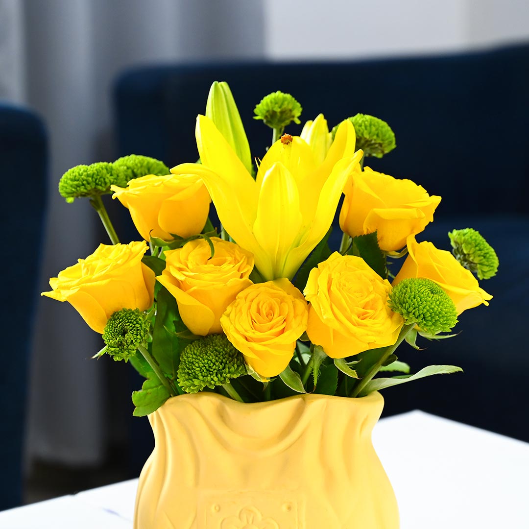 Beautiful Yellow Delight Bouquet