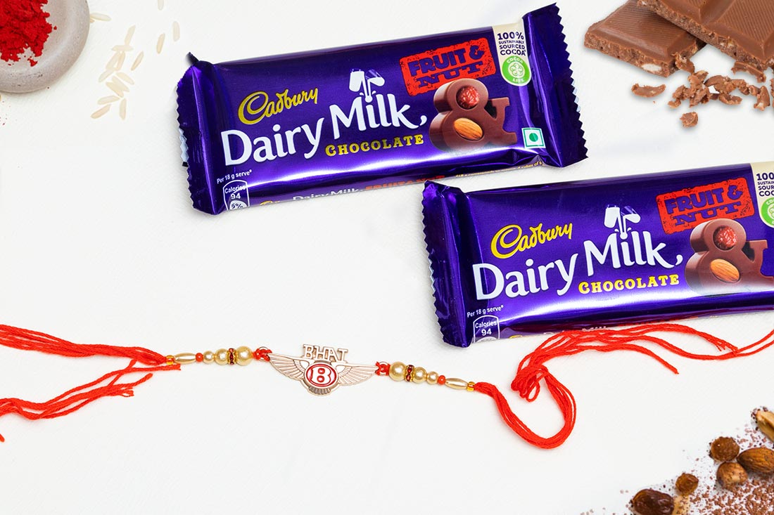 Bhai Imprinted Choco Rakhi Combo