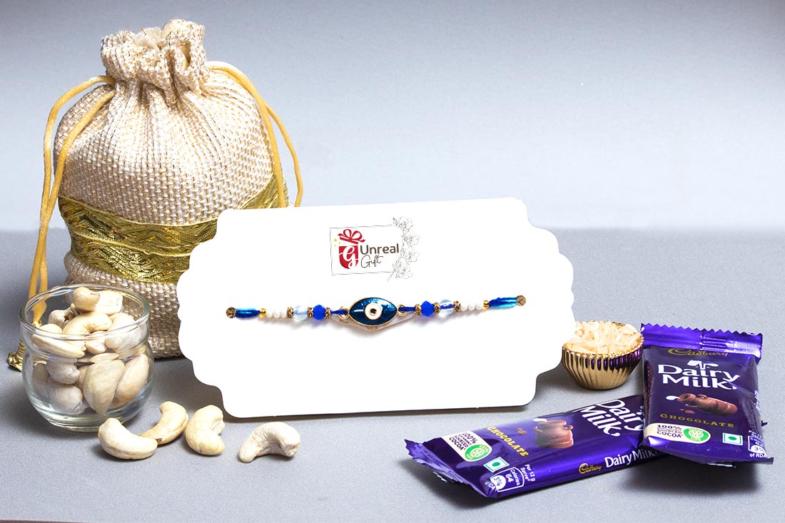 Blessing Blue Evil Eye Rakhi