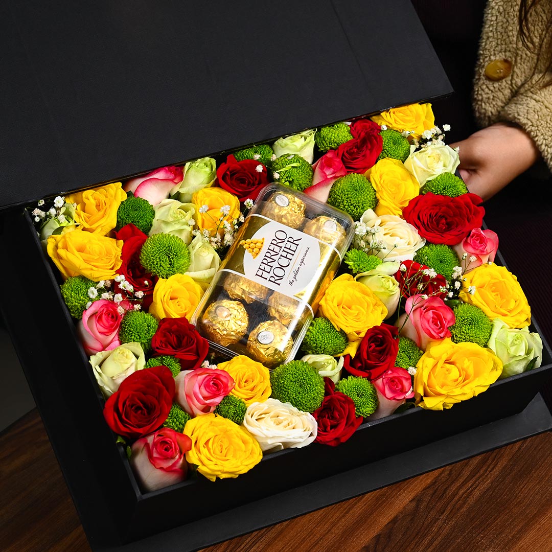 Elegant Rose Affair With Ferrero Rocher