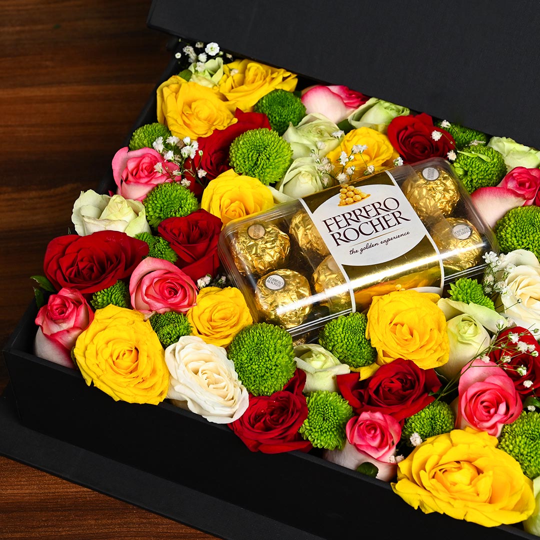 Elegant Rose Affair With Ferrero Rocher