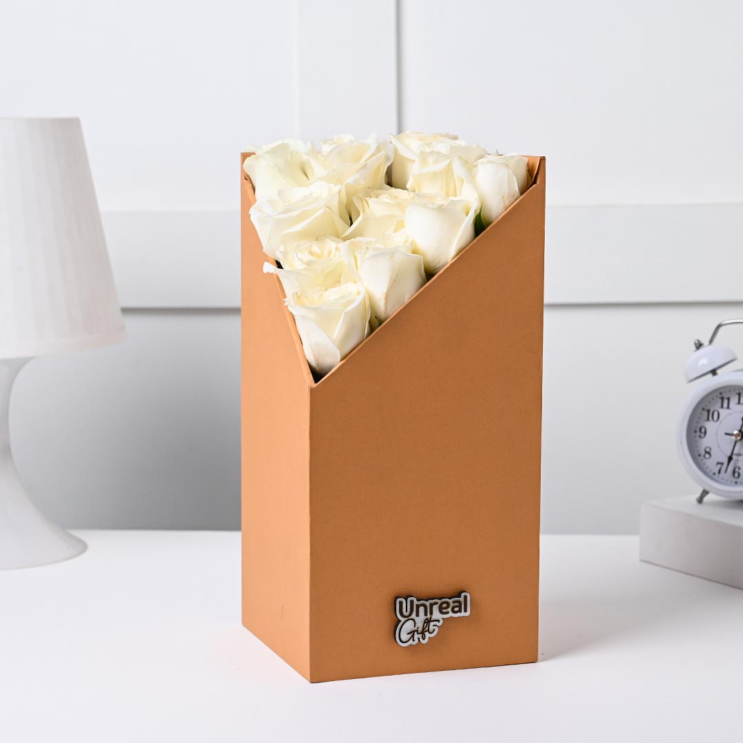 Send Forever Love Of White Roses Online