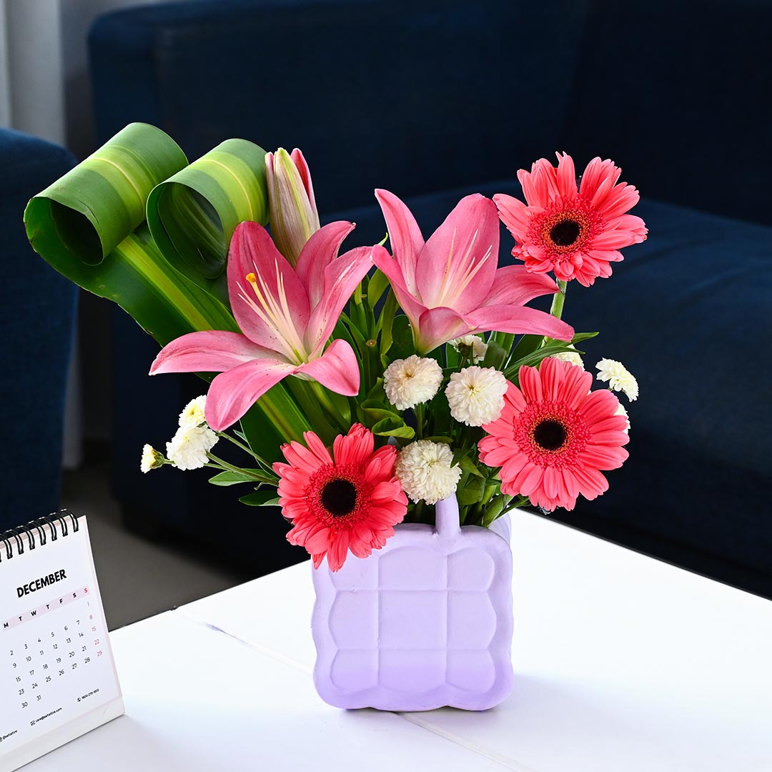 Fragrant Gerbera-Lily Sundae