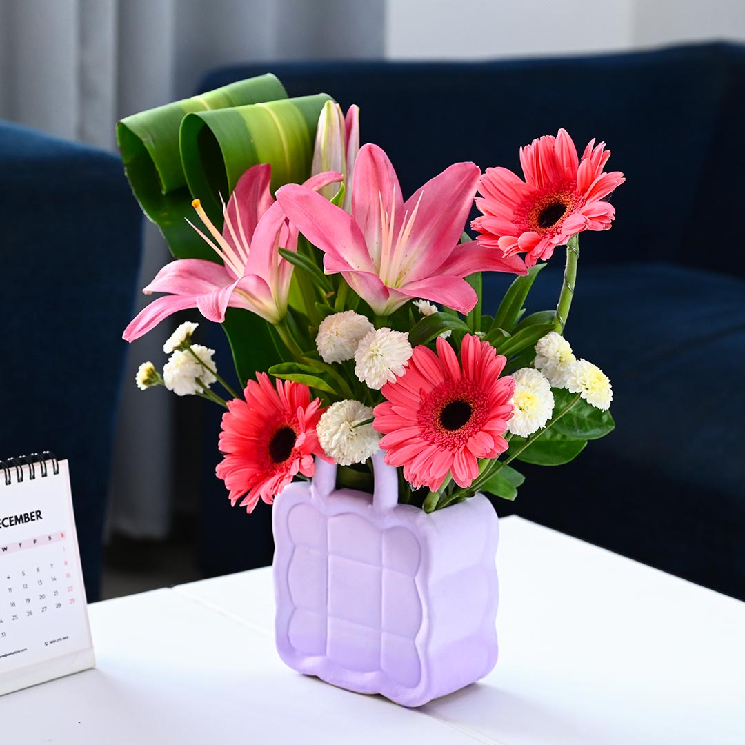 Fragrant Gerbera-Lily Sundae