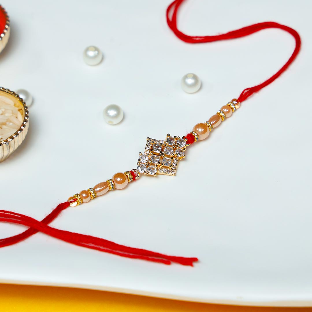 Gorgeous Meenakari Rakhi