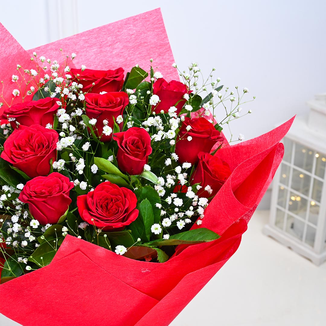 Love Forever Red Rose Bouquet