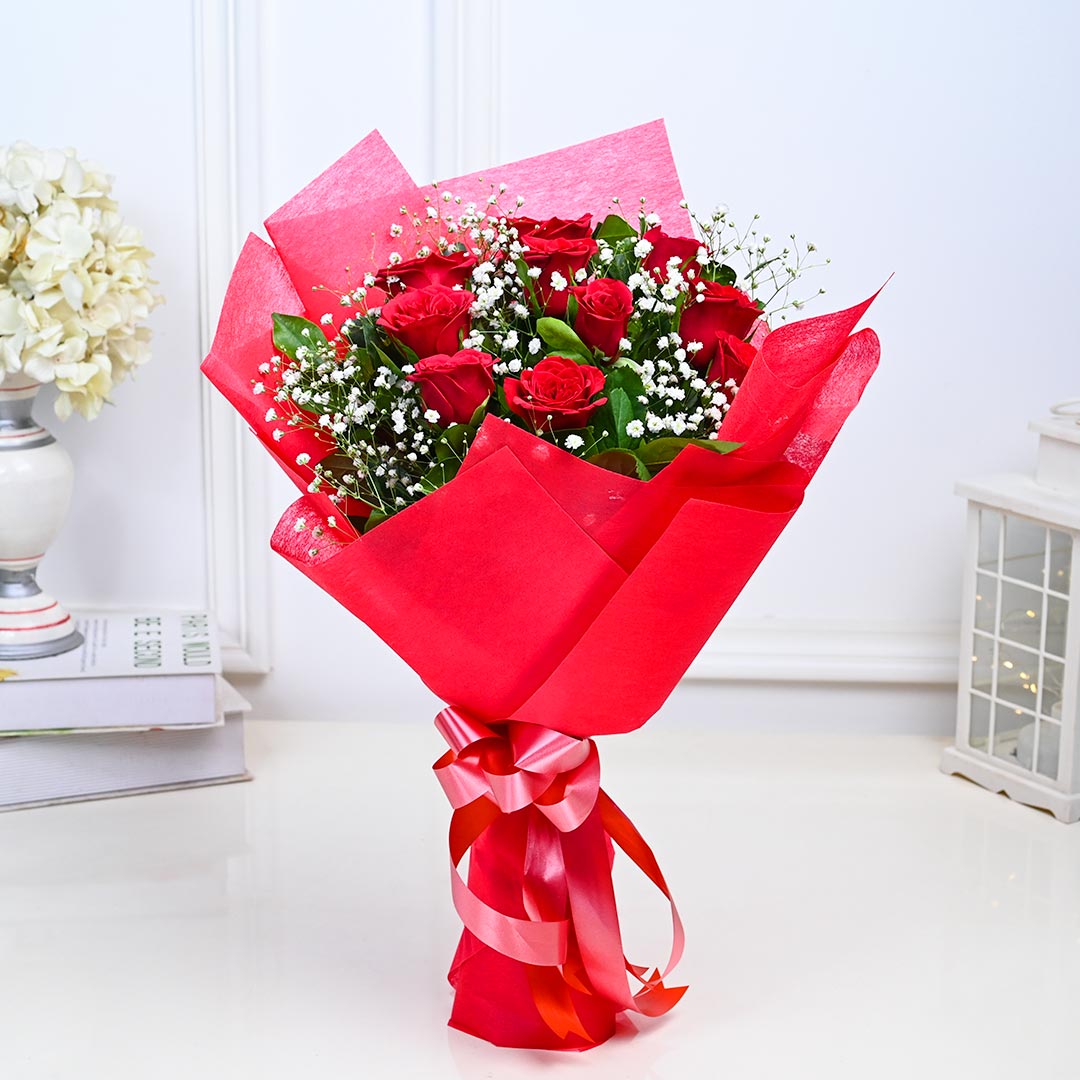 Love Forever Red Rose Bouquet