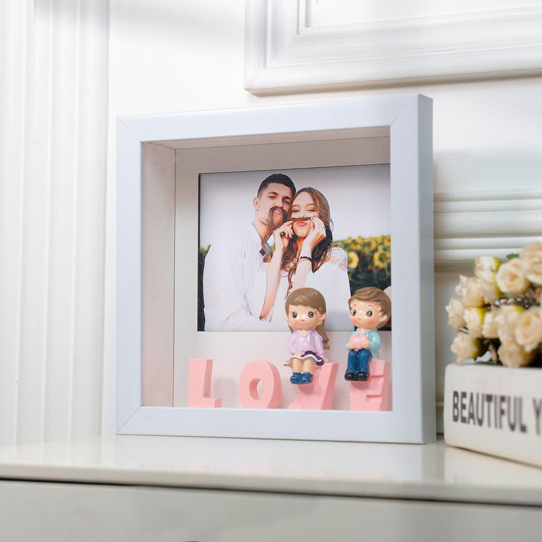 Love Reflection Photo Frame