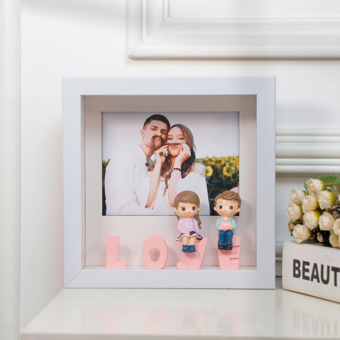 Love Reflection Photo Frame