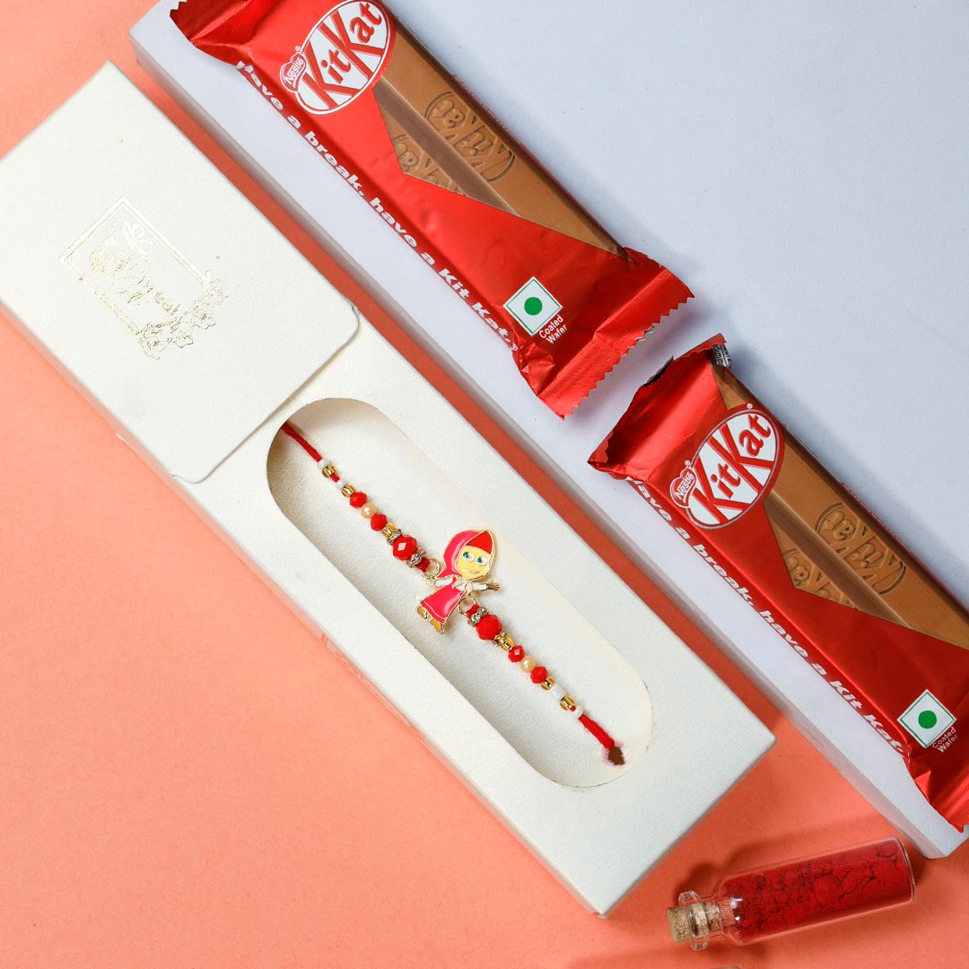 Masha Rakhi With Kitkat