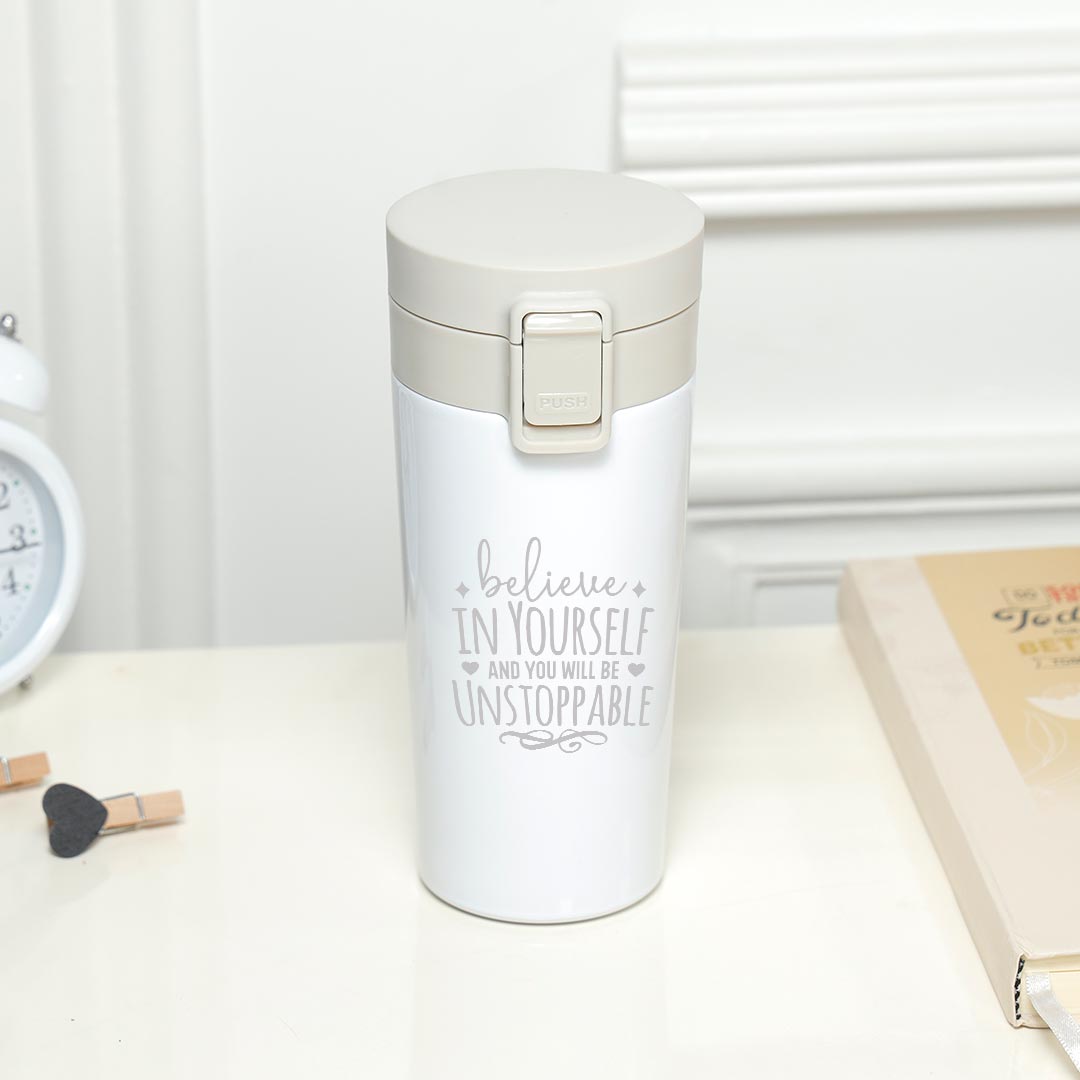 Personalized Believe Yourself Tumbler