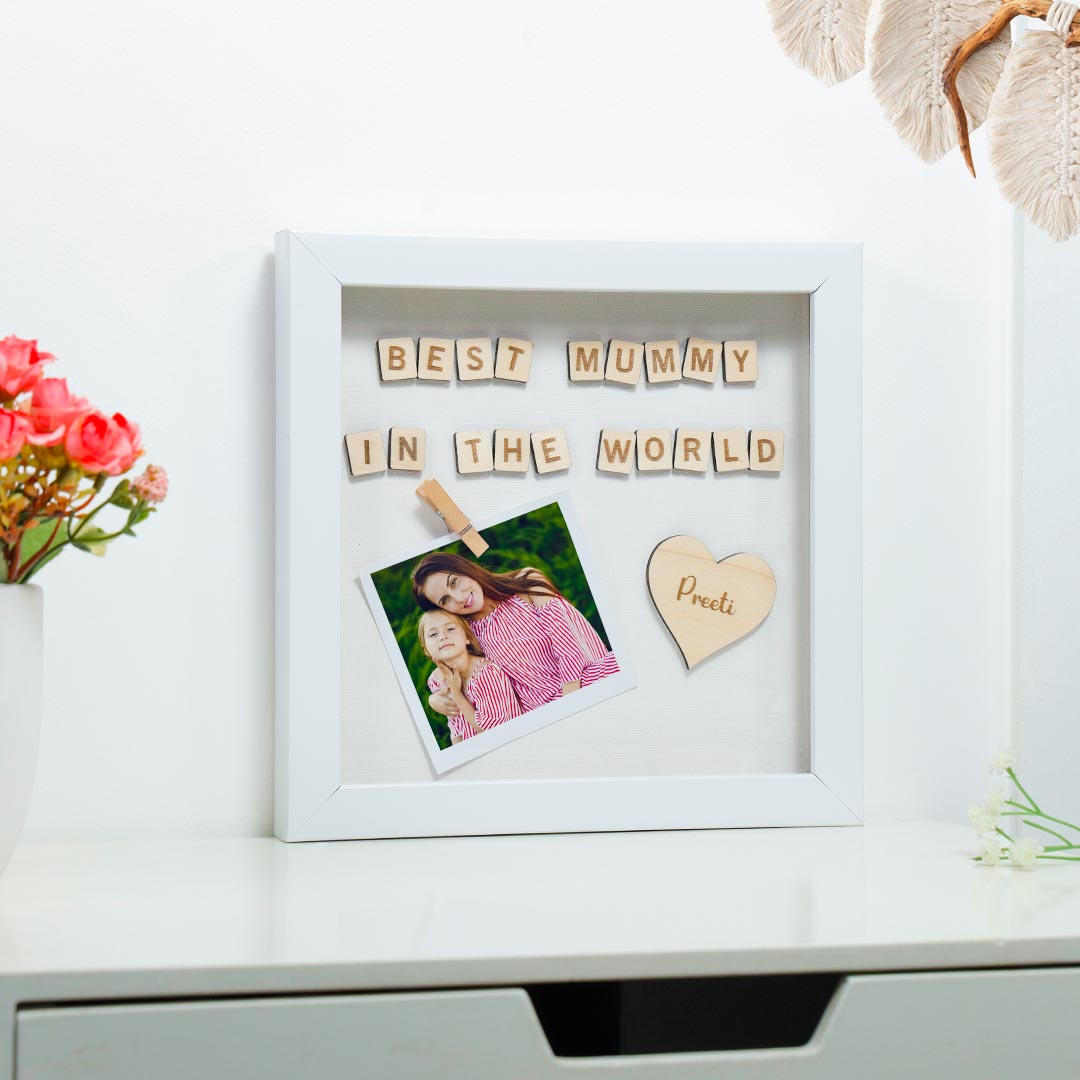 Personalized Best Mummy In The World Photo Frame