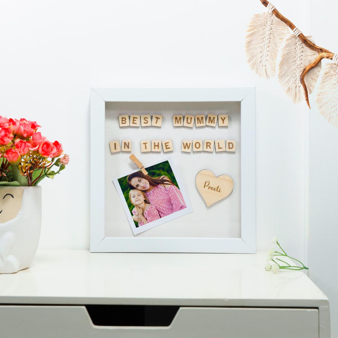 Personalized Best Mummy In The World Photo Frame