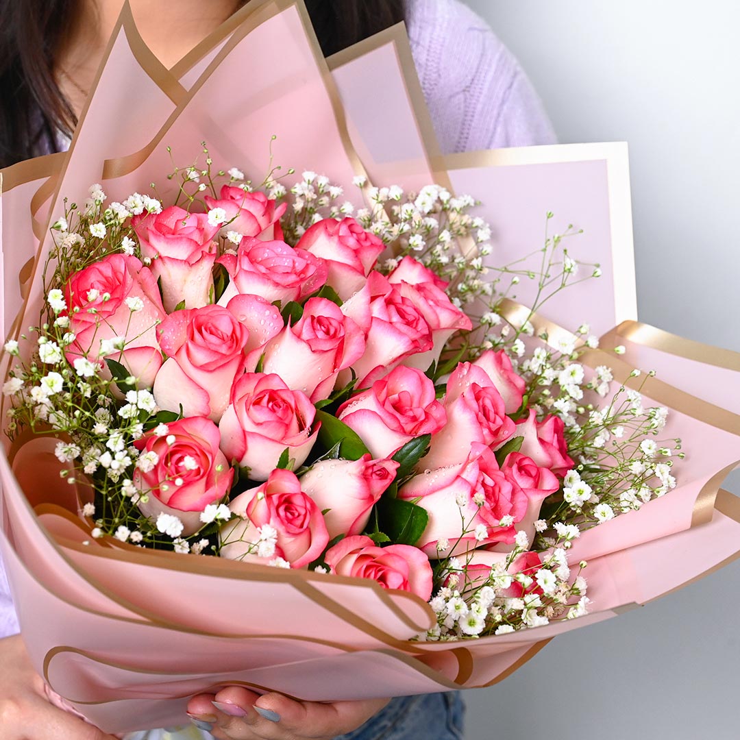 Pink Rose Luxury Bouquet