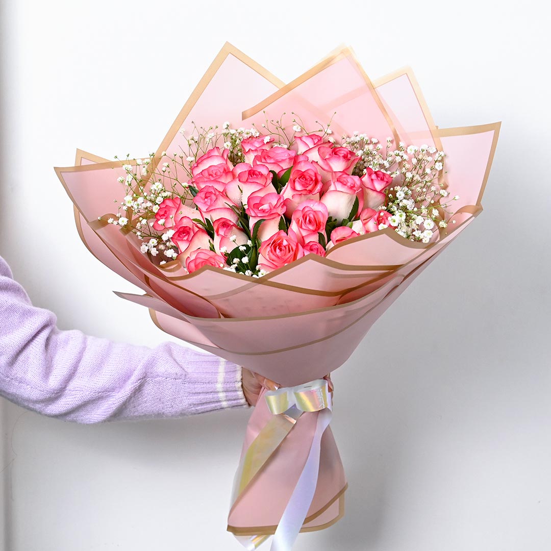 Pink Rose Luxury Bouquet