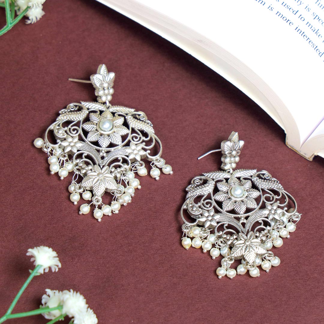 Quirky Flower Design Earrings