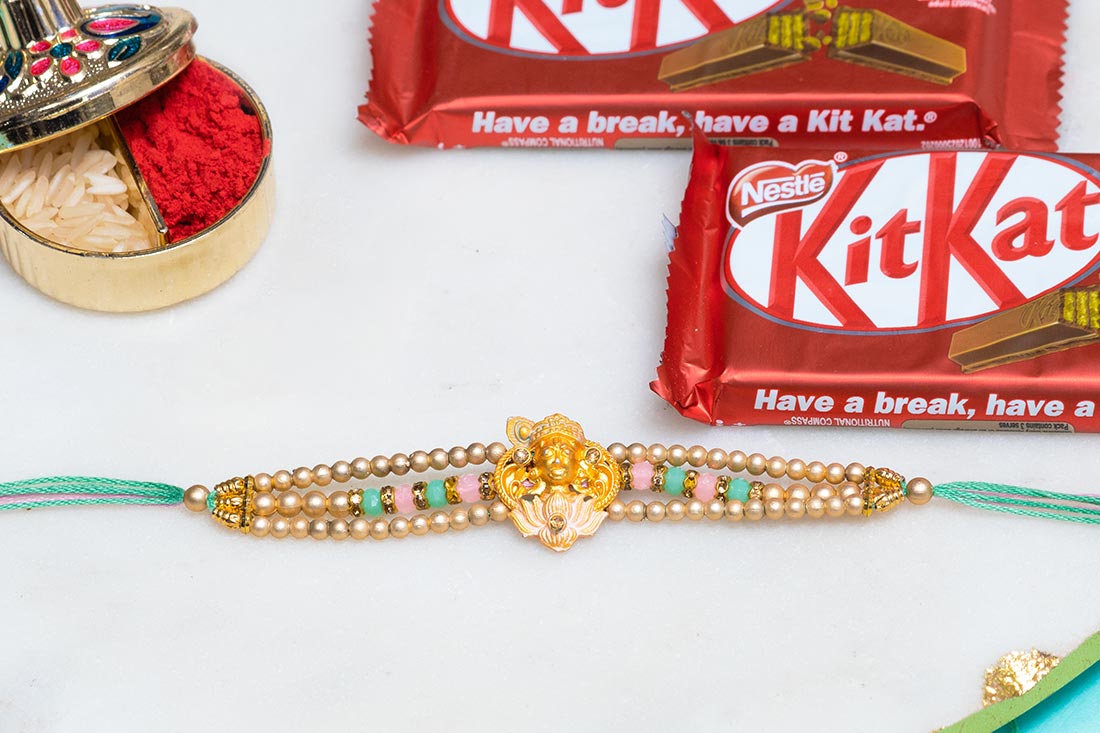 Rakhi Hamper With Kitkat Bars