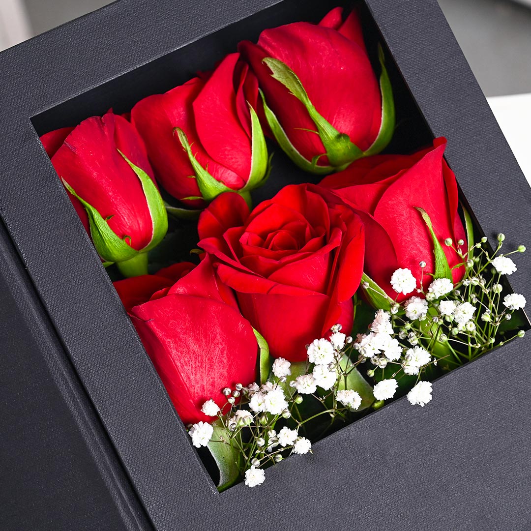 Red Roses In Book of Luv