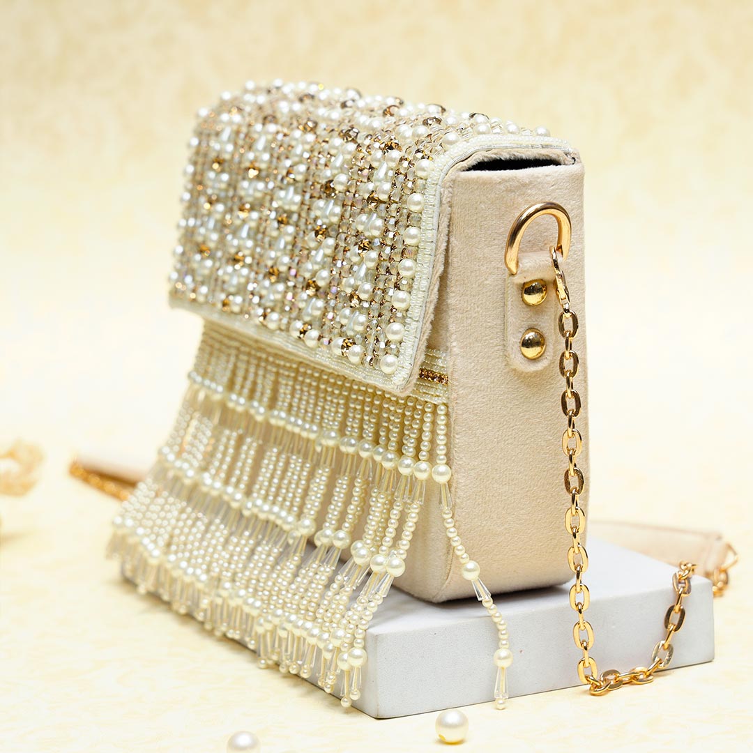 Shimmering Crossbody Glam Purse