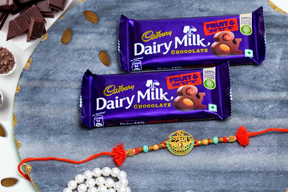 Shri Krishna Rakhi Choco Set