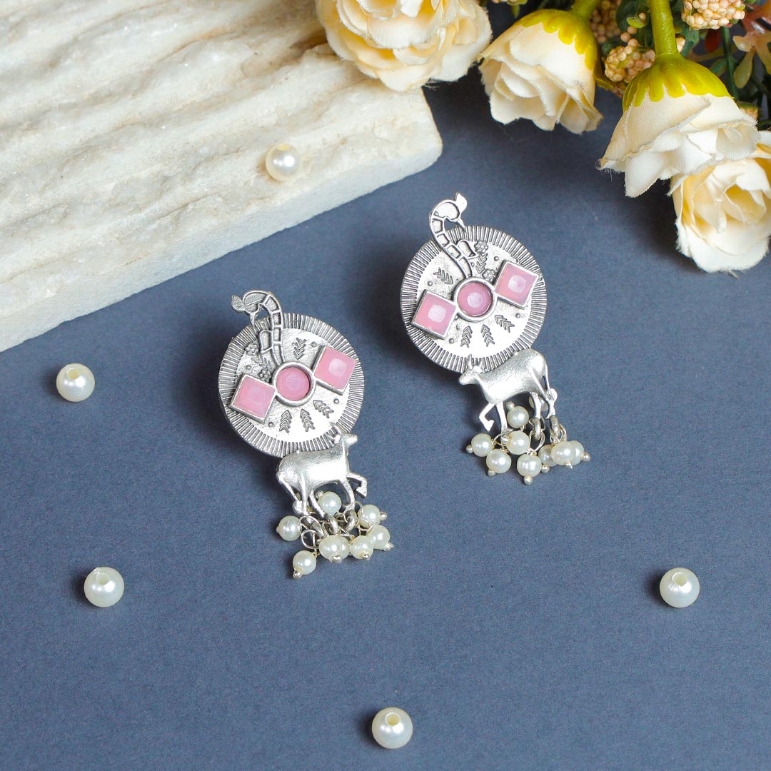 Silver Replica Stud Earrings