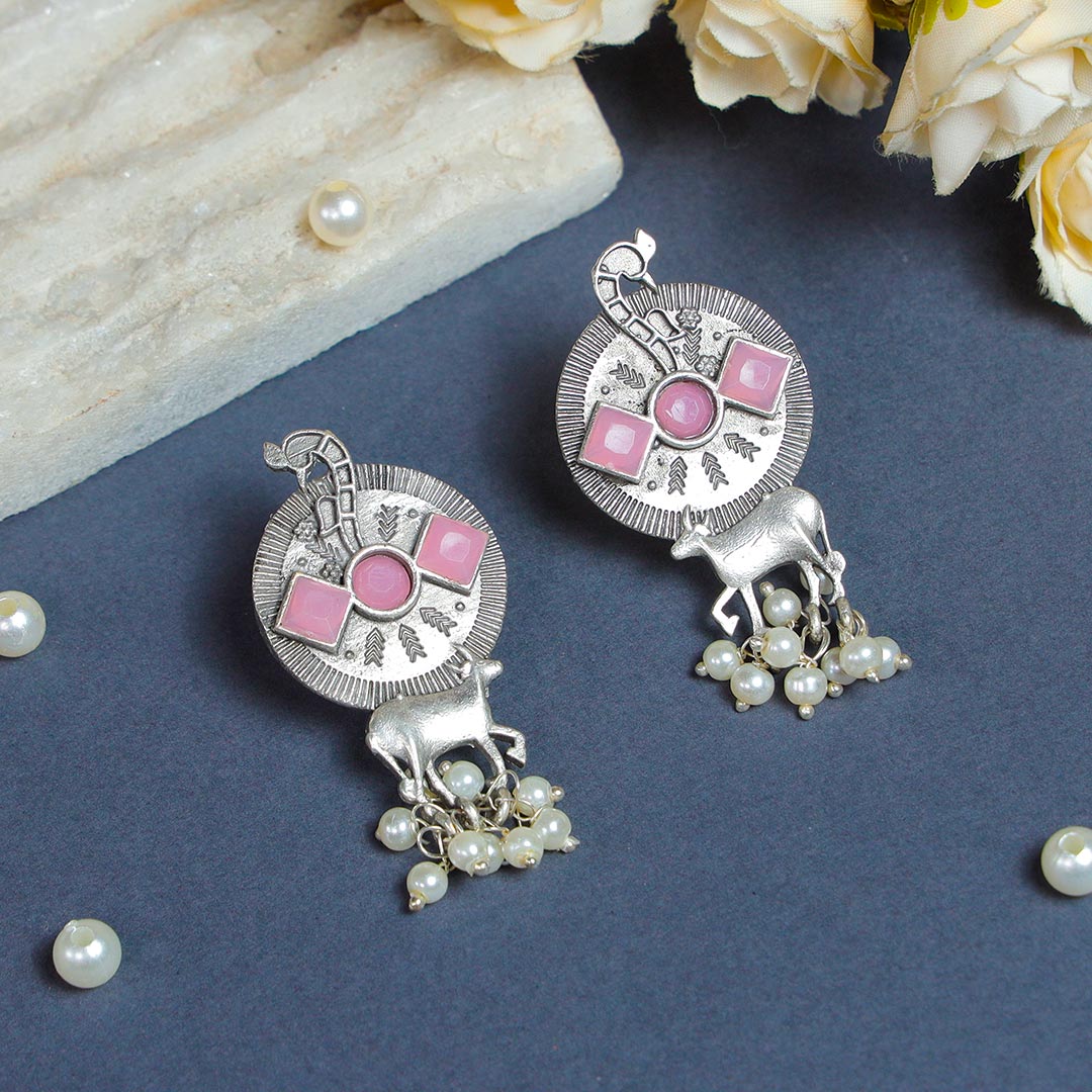 Silver Replica Stud Earrings