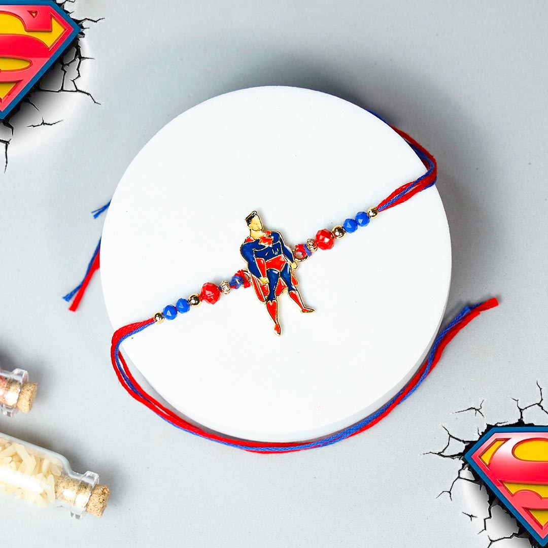 Superman Rakhi & Delicious Diary Milk