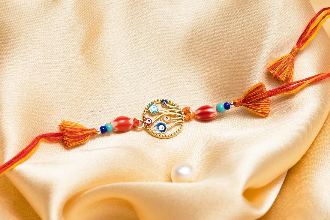 Vibrant moli rakhi 