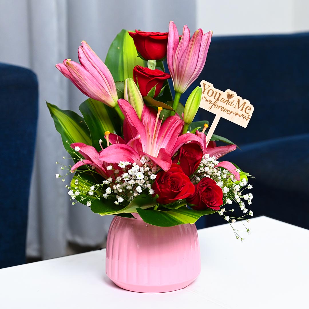 You and Me Lily Bouquet Buy Online